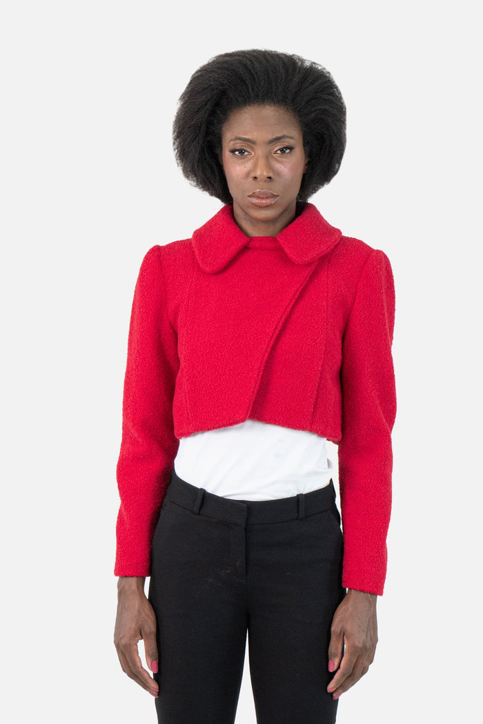 Casaqueto Vermelho Lã Adda Second Hand