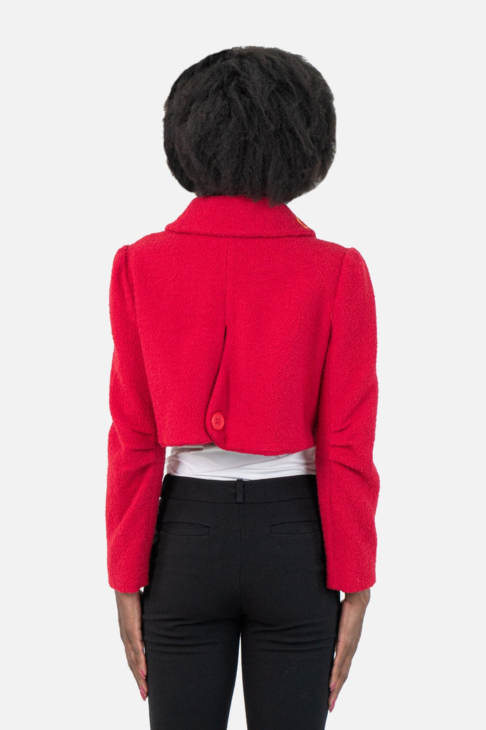 Casaqueto Vermelho Lã Adda Second Hand
