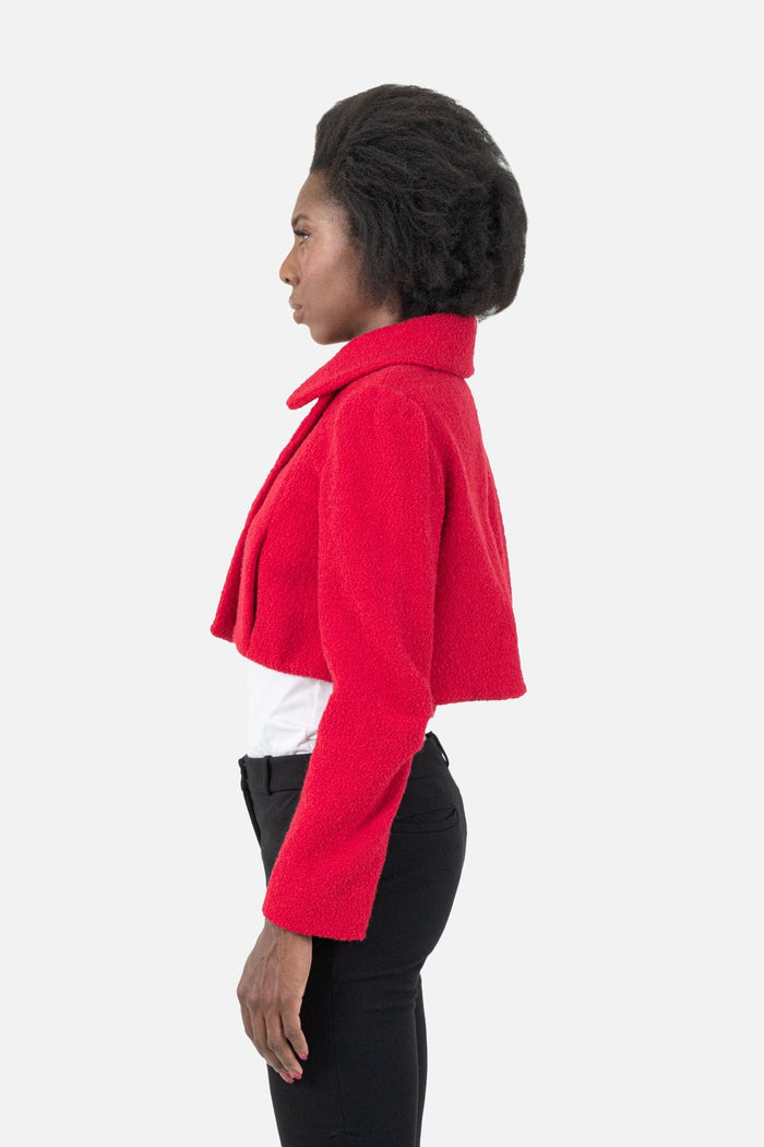 Casaqueto Vermelho Lã Adda Second Hand