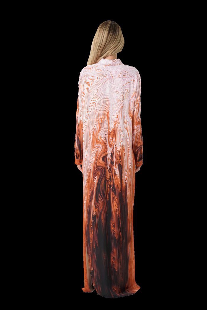 Chemise Degradê Longo Vestido Tufi Duek
