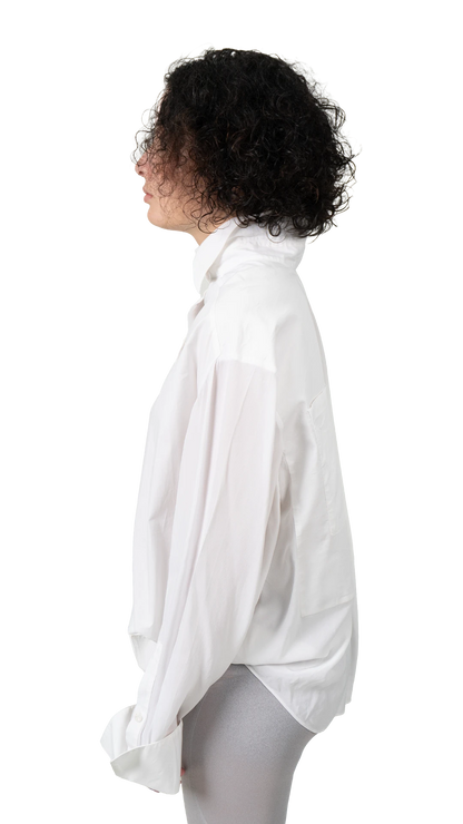 Blusa Branca Detalhe Zara
