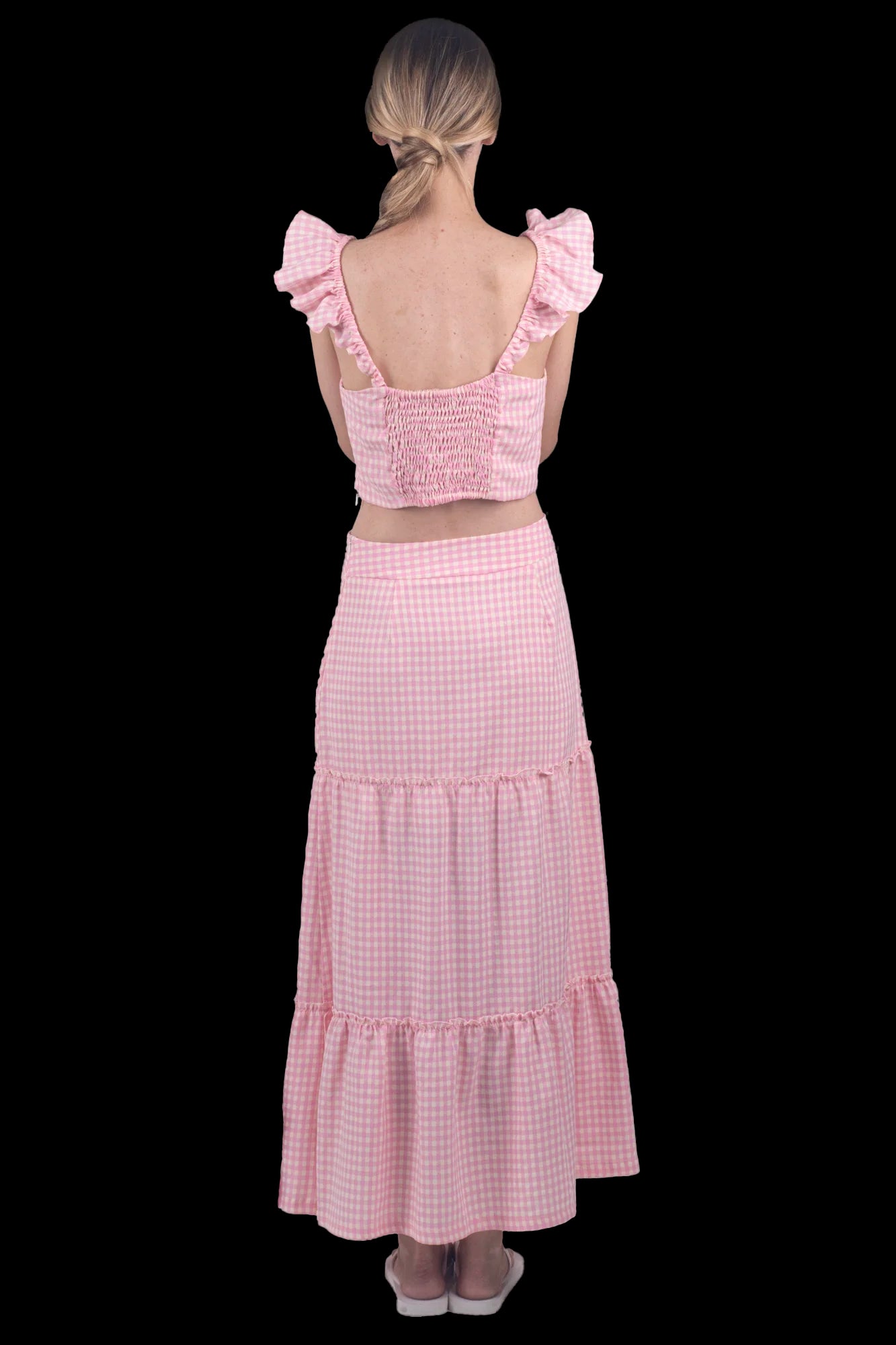 Conjunto Rosa Vichy