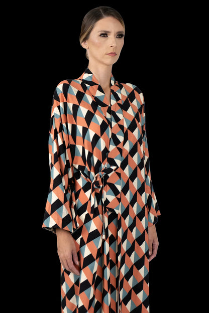 Kimono Color Estampado Para dormir