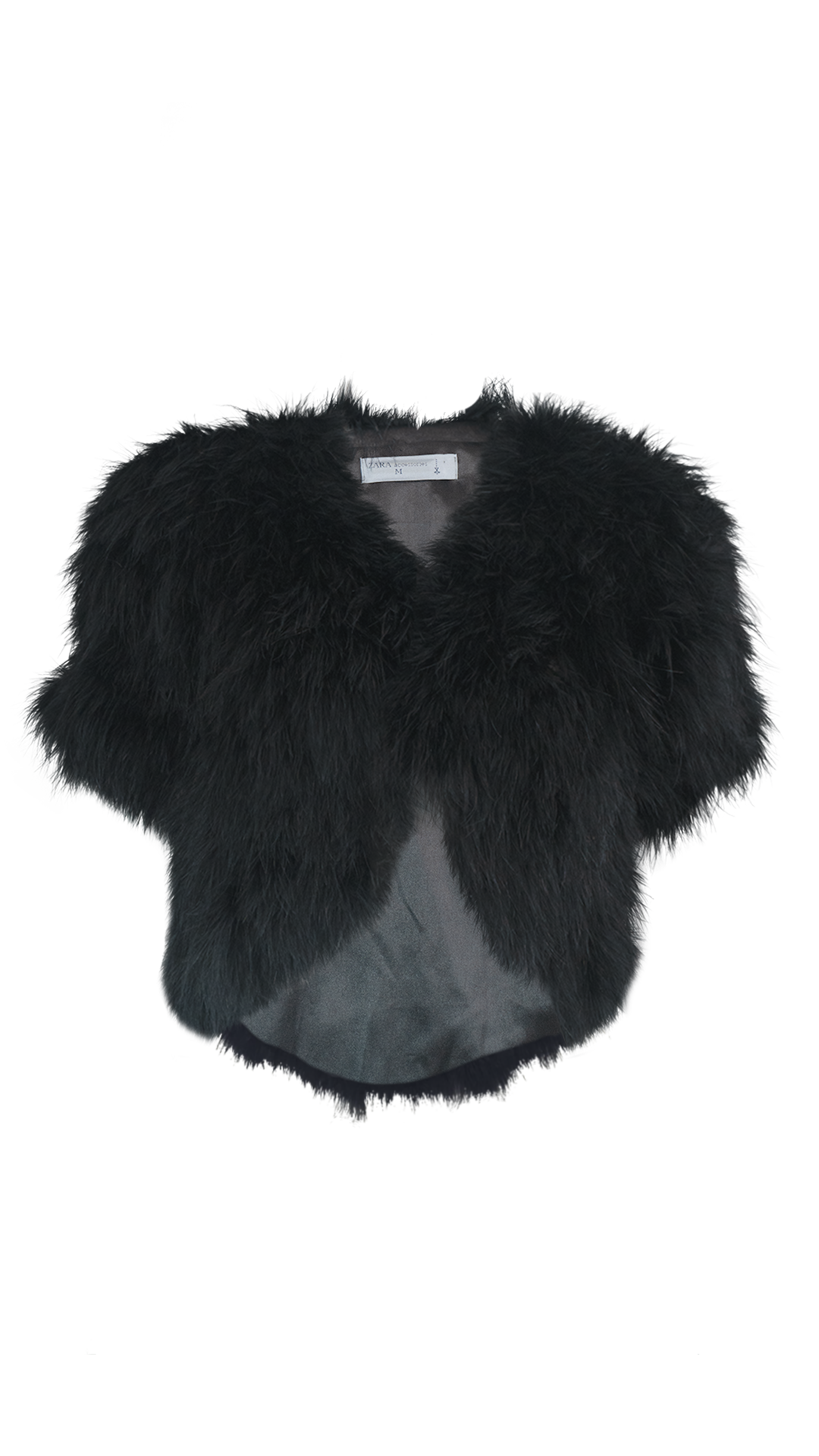 Casaqueto Preto Pluma