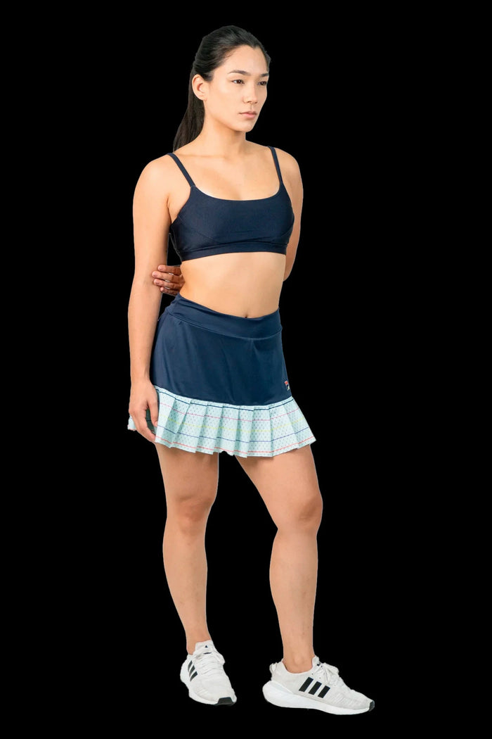 Saia Color Plissada saia sport Fila