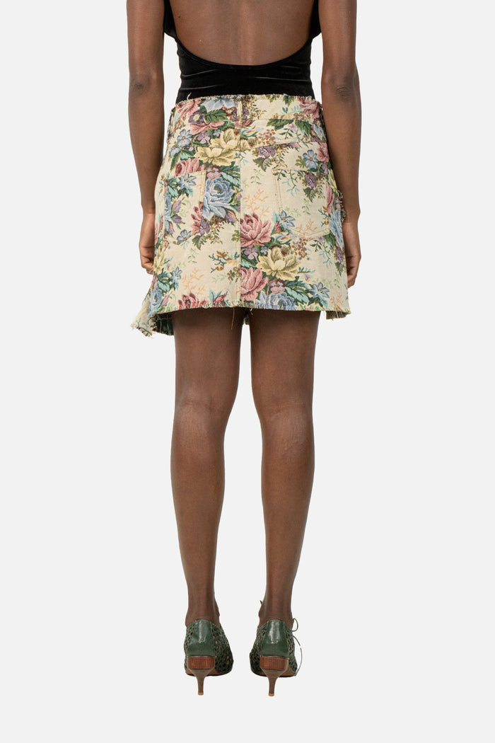 Saia Floral Assimétrica Saia Zara
