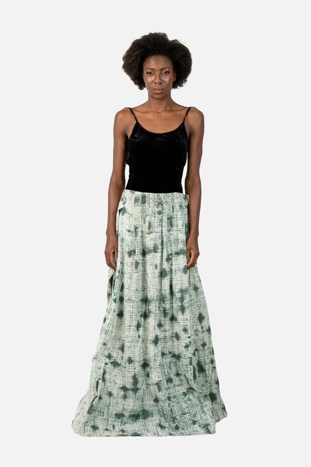 Saia Quadriculada Longa Saia Maria Bonita