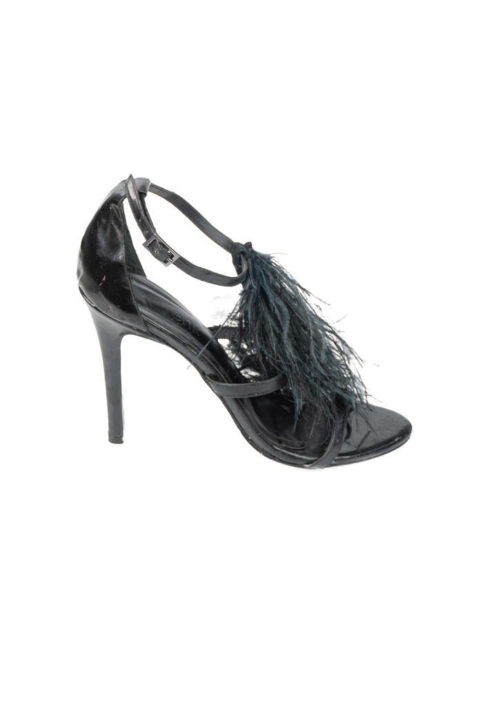 Sandália Preta Pena sandalia NK STORE