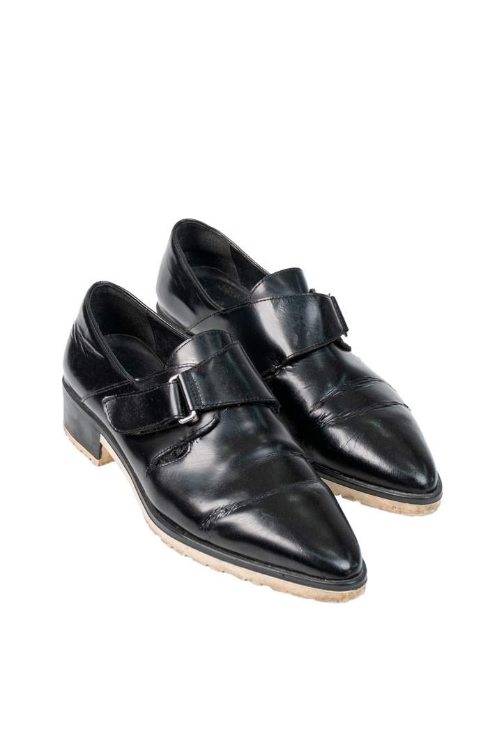 sapato preto fino sapato Garimpo Adda
