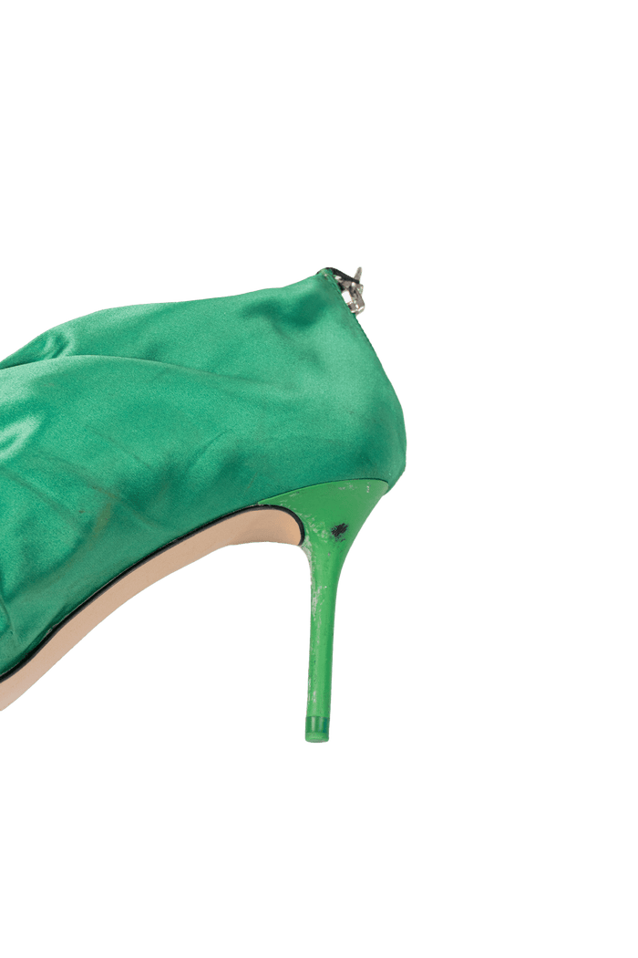 Sapato Verde Tecido sapato Zara