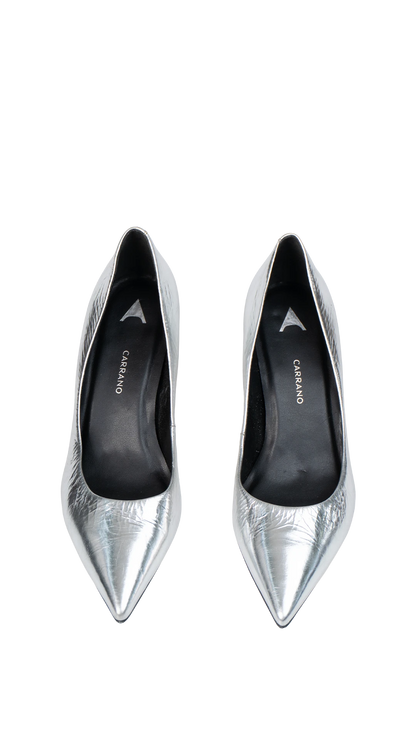 Scarpin Prata Carrano