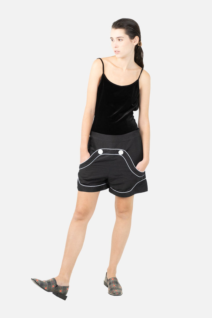 Short Bicolor Detalhe short Ronaldo Fraga