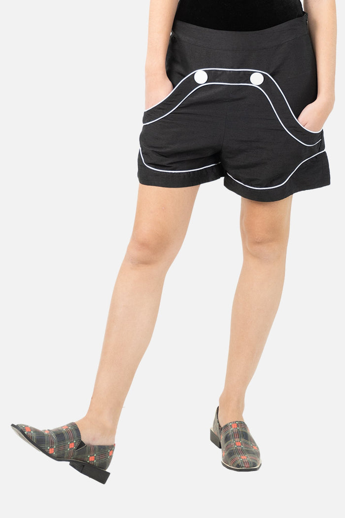 Short Bicolor Detalhe short Ronaldo Fraga