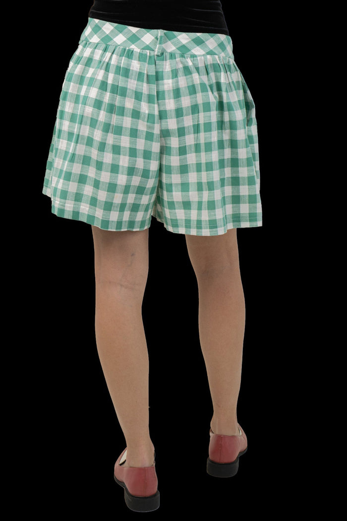 Short Bicolor Xadrez short La Chocolê