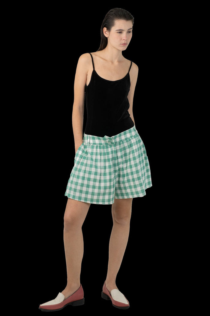 Short Bicolor Xadrez short La Chocolê