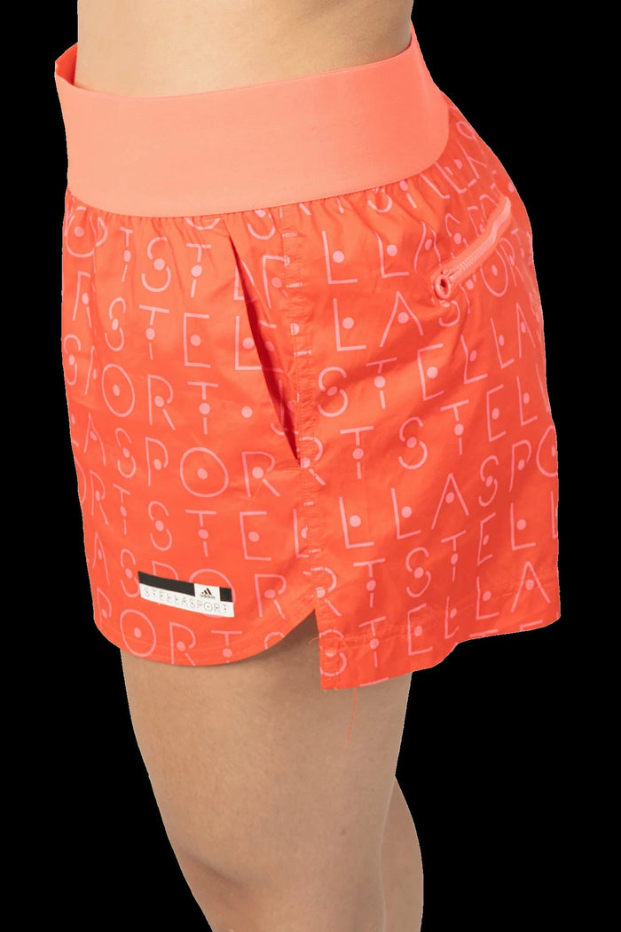 Short Laranja Sport short fitness Adidas x Stella McCartney