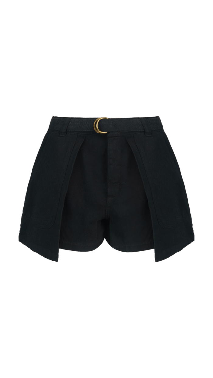 Short Saia Preto saia short TalieNk