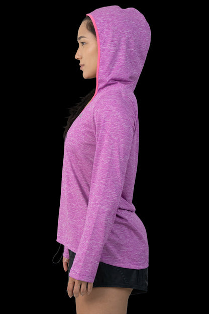 Jaqueta Rosa Capuz Adidas