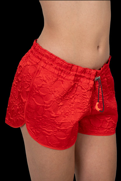 Short Vermelho Textura Adidas