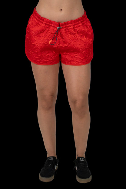 Short Vermelho Textura Adidas
