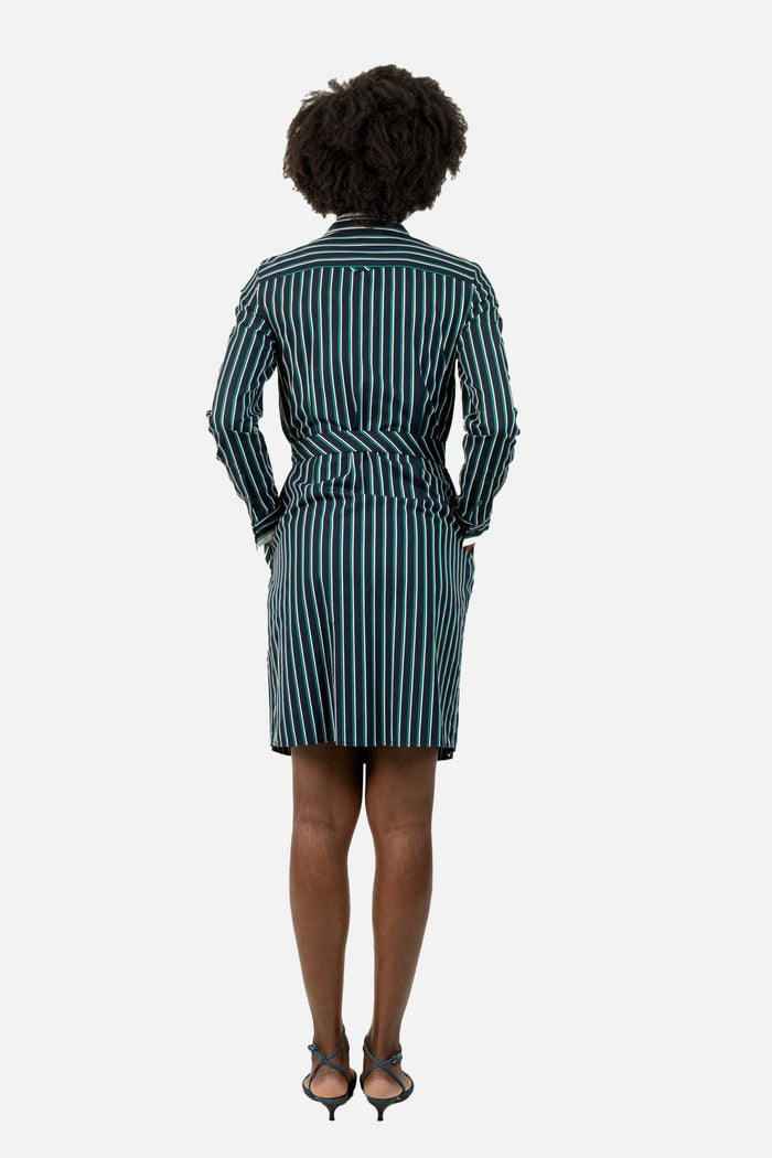 Vestido Bicolor Listrado Vestido Brooks Brothers