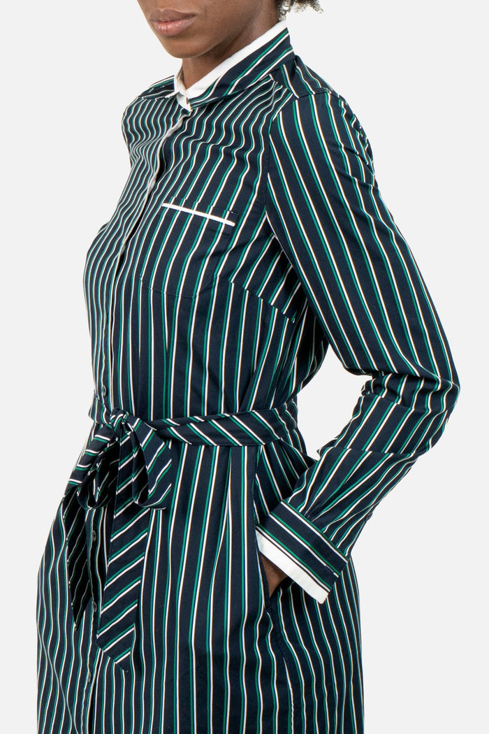 Vestido Bicolor Listrado Vestido Brooks Brothers