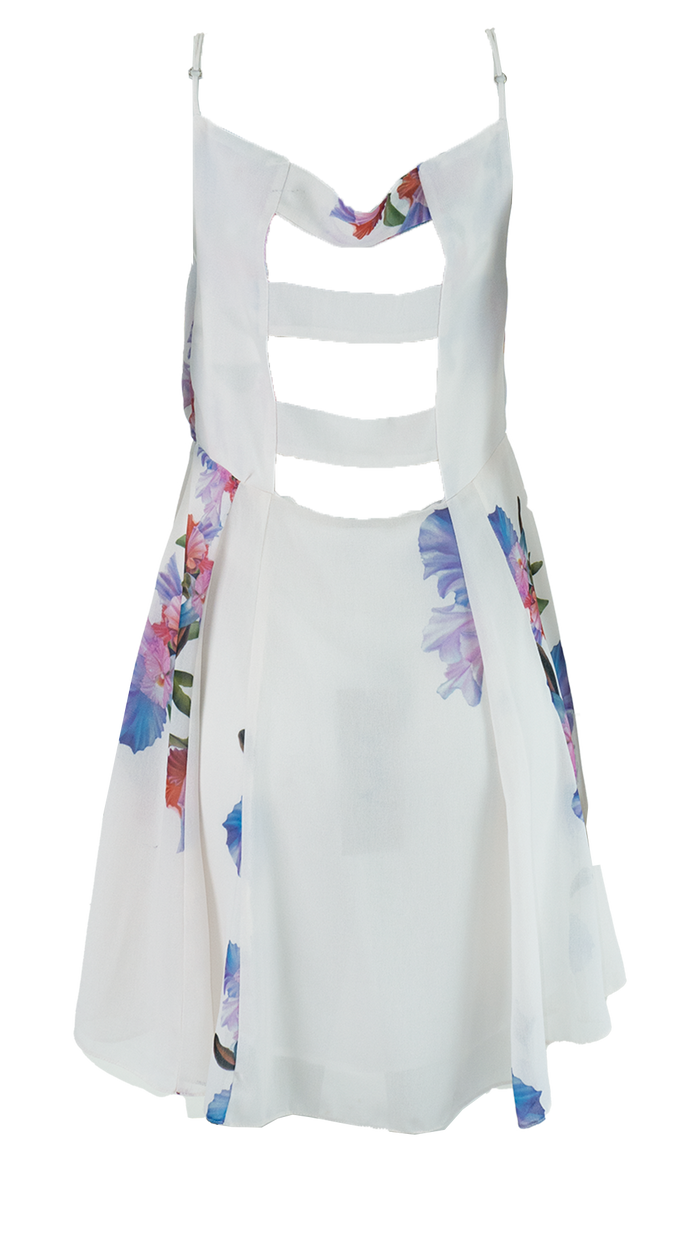 Vestido Branco Alça Garimpo Adda