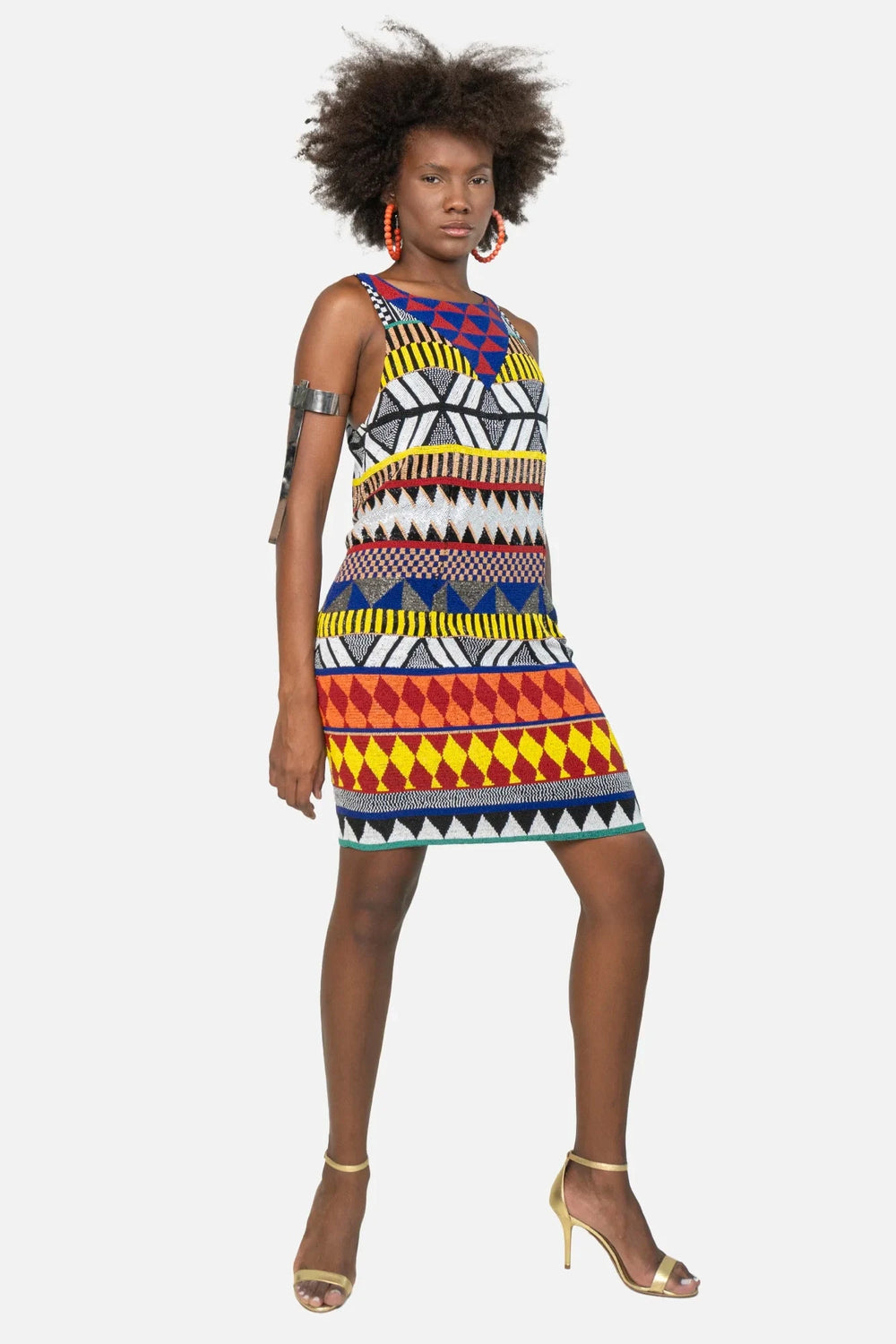 Vestido Color Bordado Vestido Garimpo Adda