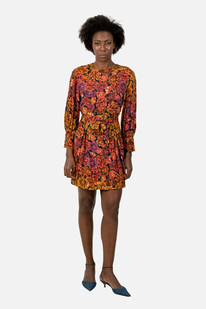 Vestido Color Floral Vestido Amaro