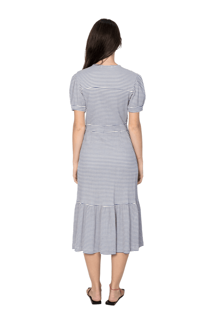 Vestido Color Listrado vestido Garimpo Adda