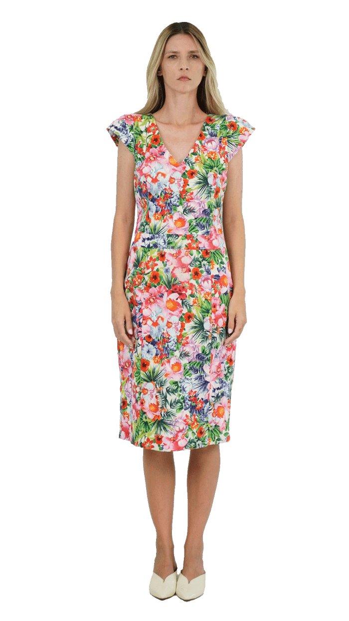 Vestido color midi Garimpo Adda