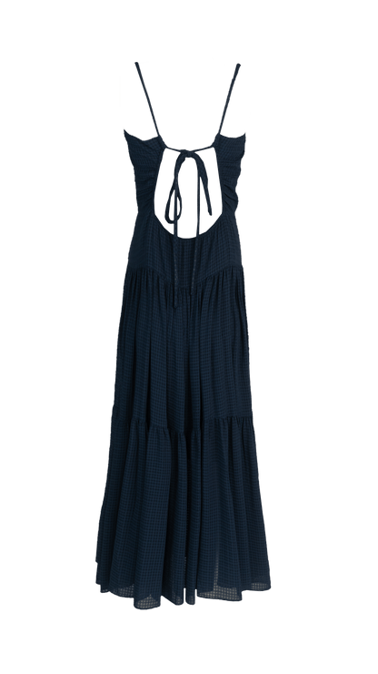 Vestido Marinho Detalhe Amissima