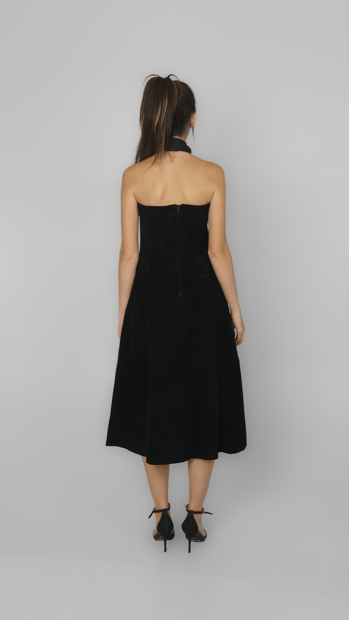 Vestido Preto Camurça TiG