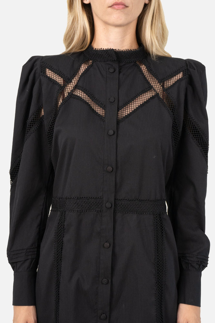 Vestido Preto Detalhe Blusa Adda Second Hand
