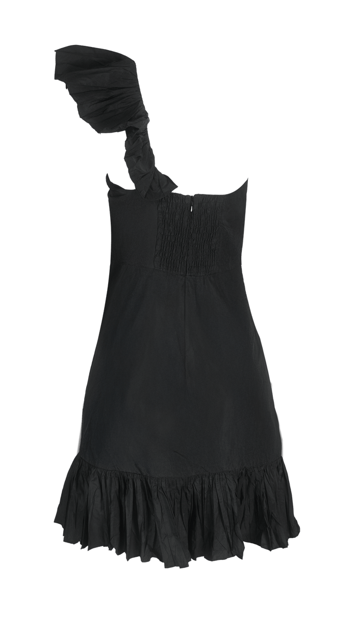 Vestido Preto Drapeado LTDA