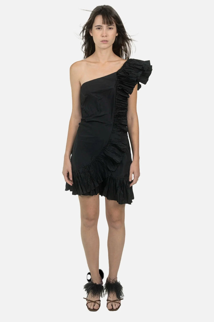 Vestido Preto Drapeado vestido zara
