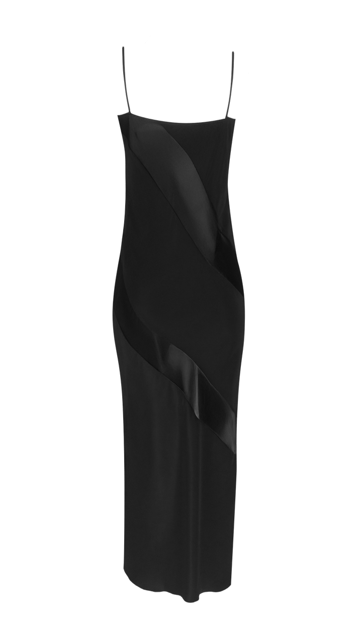 Vestido Preto Justo Garimpo Adda