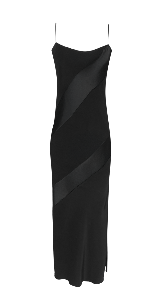 Vestido Preto Justo Garimpo Adda