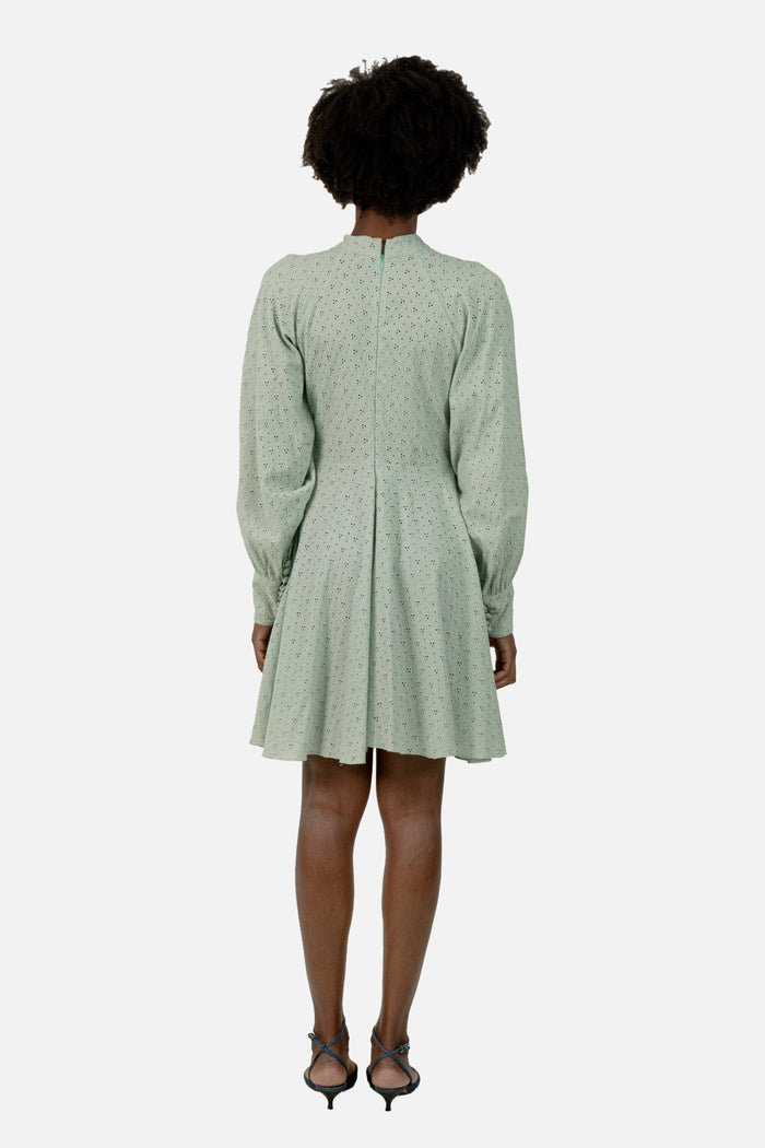 Vestido Verde Botões Vestido Bob Store