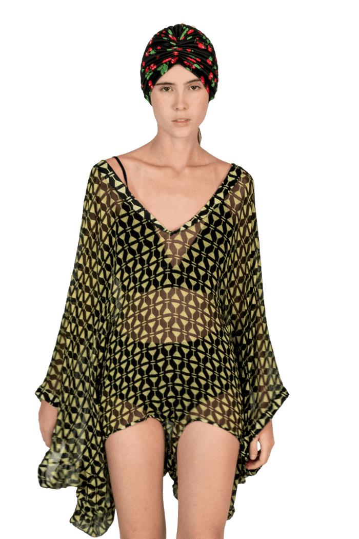 Vestido Verde Color Vestido Adriana Degreas