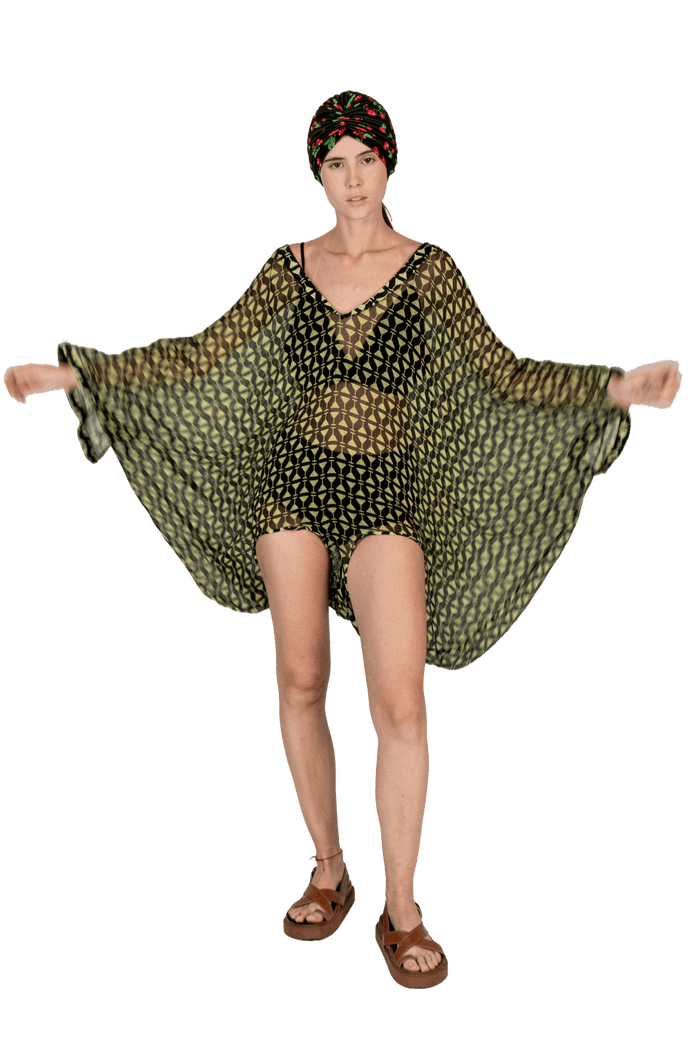 Vestido Verde Color Vestido Adriana Degreas