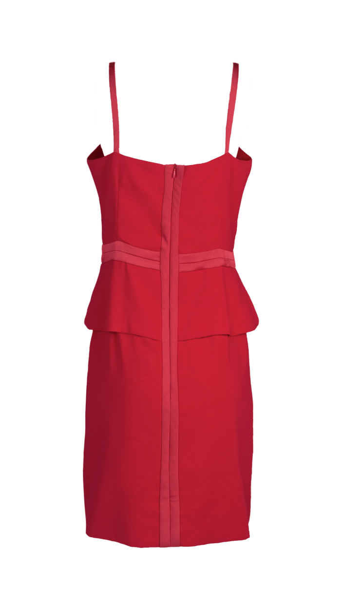 Vestido Vermelho Alça Vestido Banana Republic